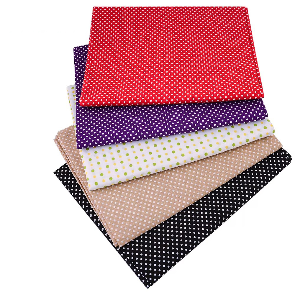 Home Textiles Discount - 50X150CM White Orange Polka Dot Printed