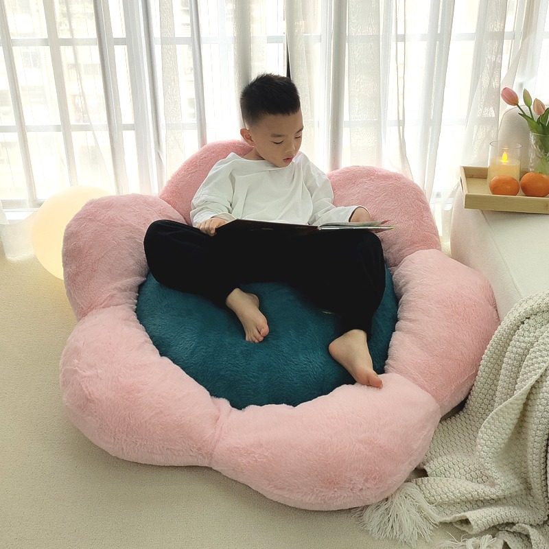 Floor Cushion Pouf - Kids Sofa Bean Bag Lounger Foldable