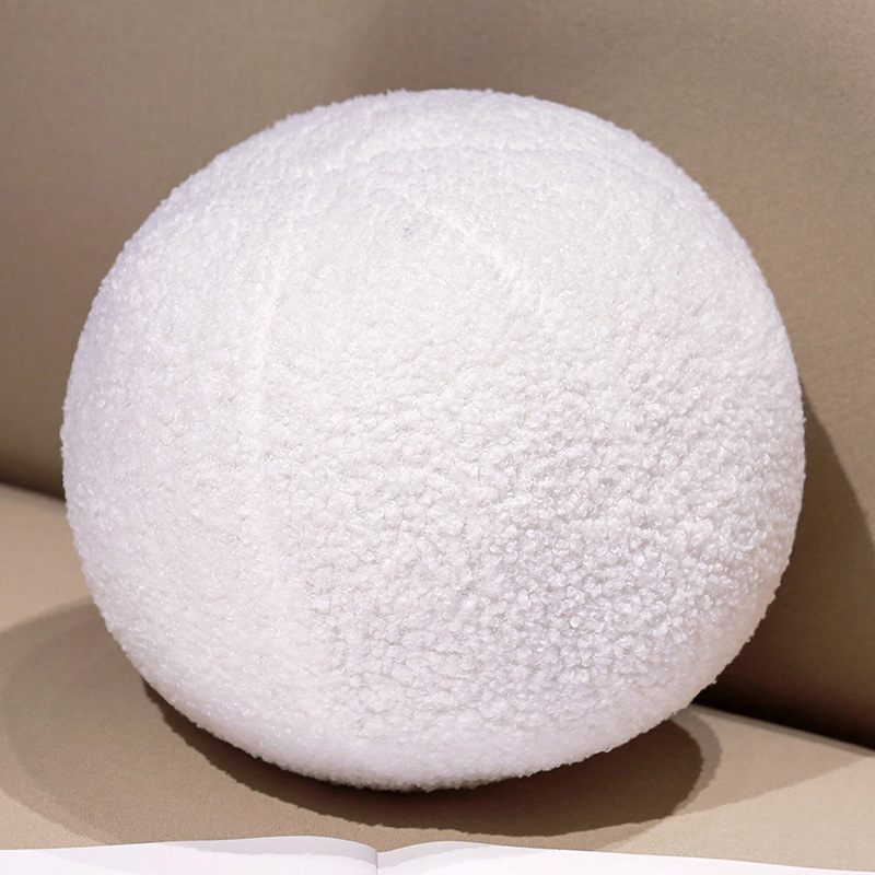 Floor Cushion Pouf - Nordic Style Round Ball Cushion Plush