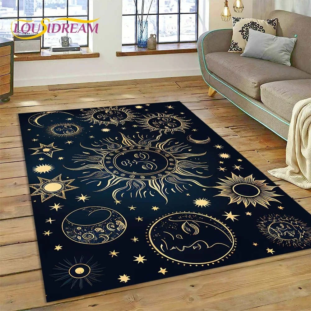 Home Textiles Online - Mystic Tarot Sun Moon Mandala Area