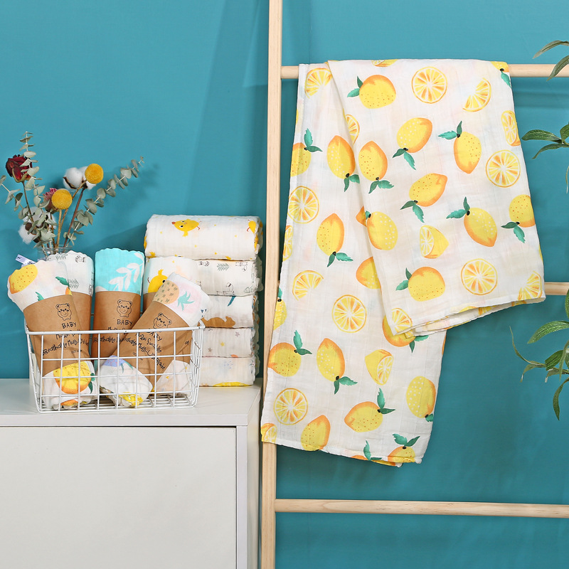 Quilt Cotton Summer - Baby Blanket Swaddle Bamboo Cotton Wrapped