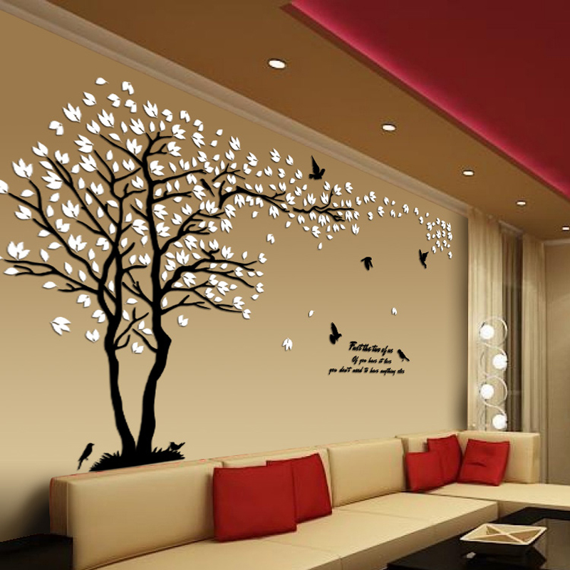 Xt Home Textiles - Big size Lovers Tree Acrylic Wall