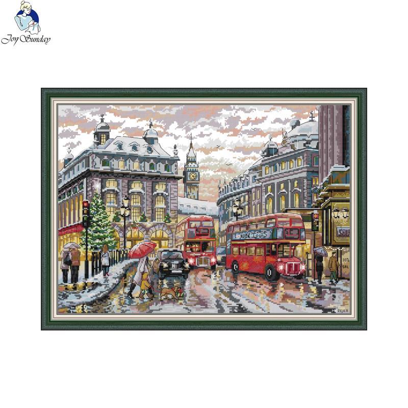 Home Textiles Discount - Street View Joy Sunday Cross Stitch