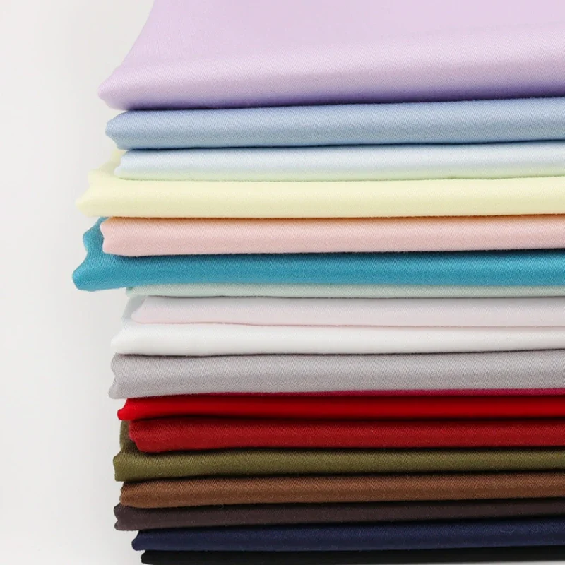 Cotton Twill Satin Fabric Soli - Quilt Cotton Summer 评论和价格