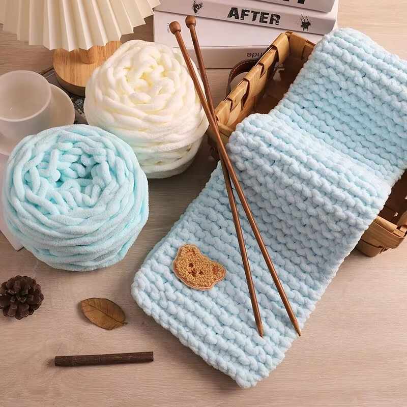3PCS 300g Chenille Knitting Ya - Wool Blanket Herringbone 评论和价格