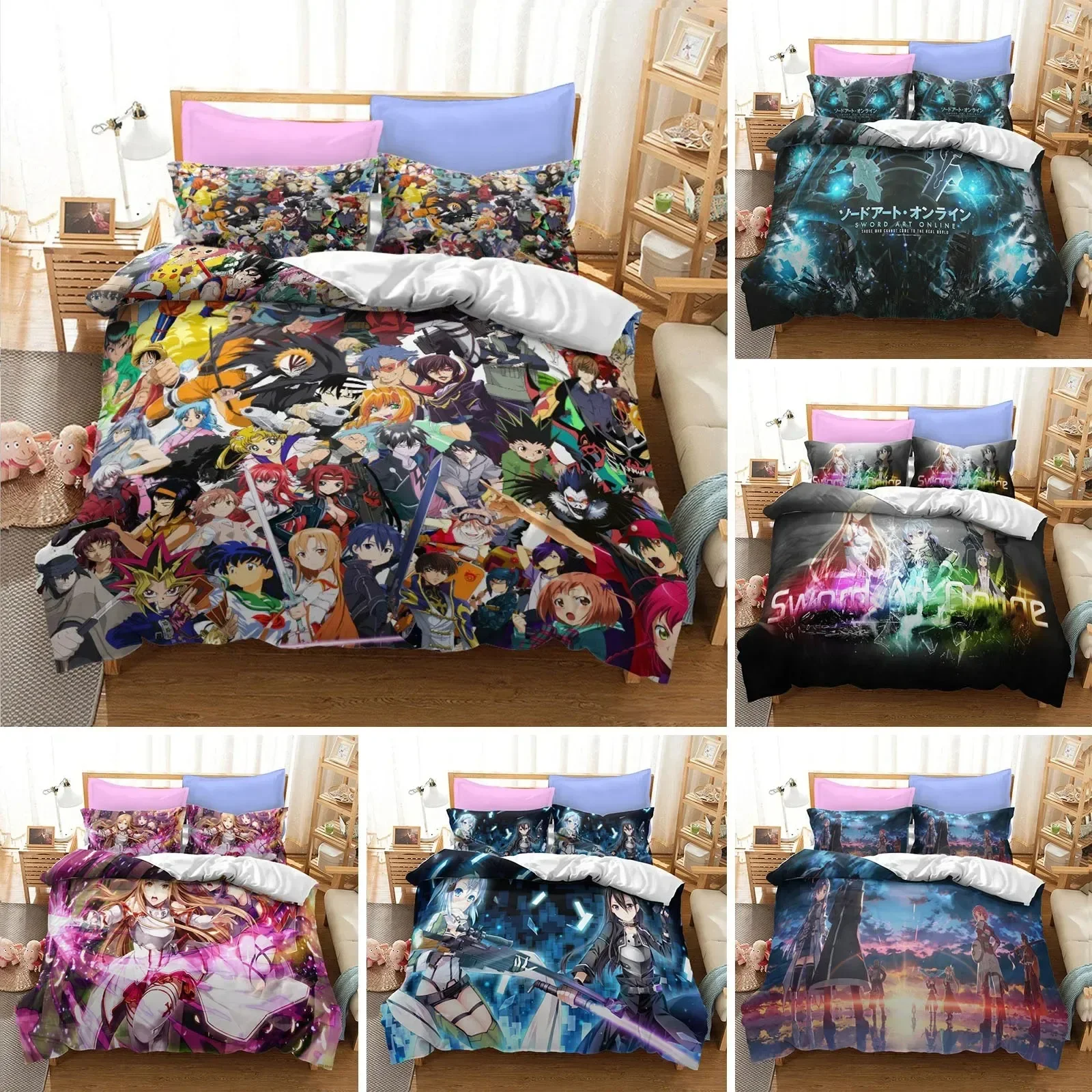 Anime Sword Art Online Bedding - Home Textiles Online 评论和价格