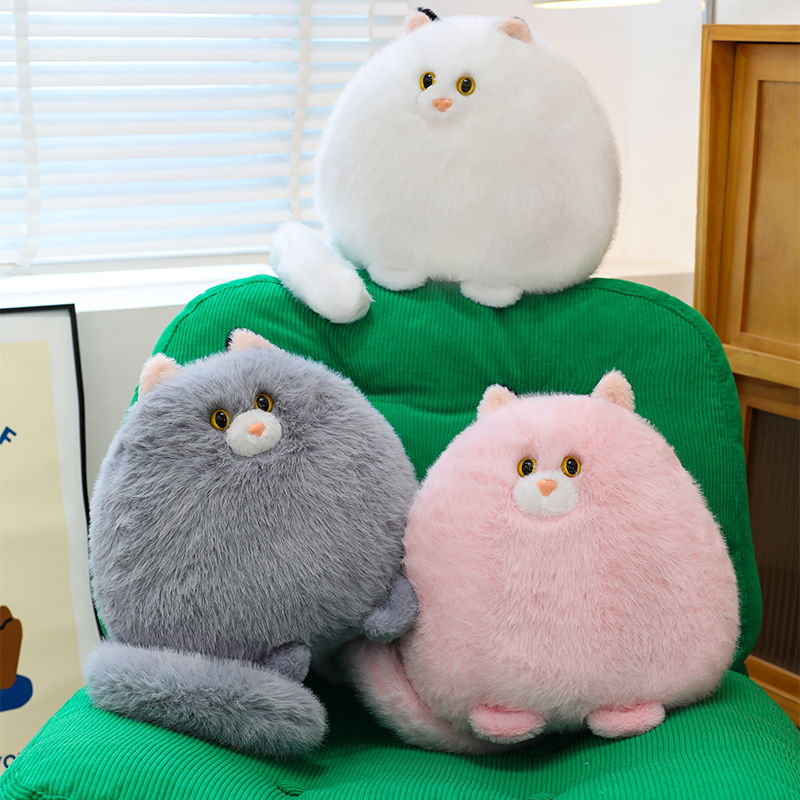 Cute Chubby Cat Dolls Plush To - Bolster Pillow Long 评论和价格
