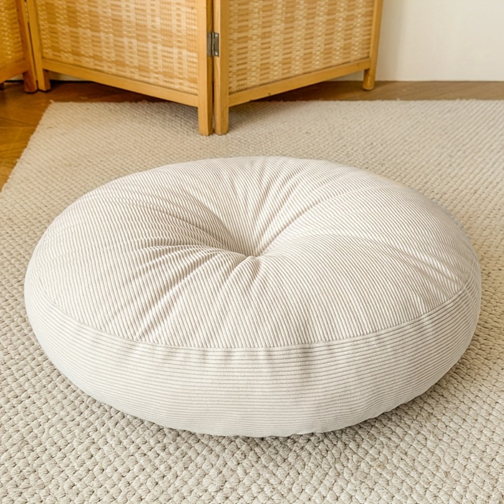 Thick Round Cushion,Soft & Com - Floor Cushion Pouf 评论和价格