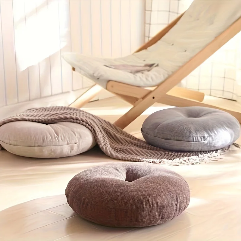 Thick Round Cushion,Soft & Com - Floor Cushion Pouf 评论和价格