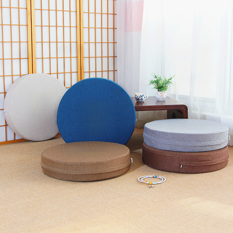 40x6cm Linen Tatami Meditation - Floor Cushion Pouf 评论和价格