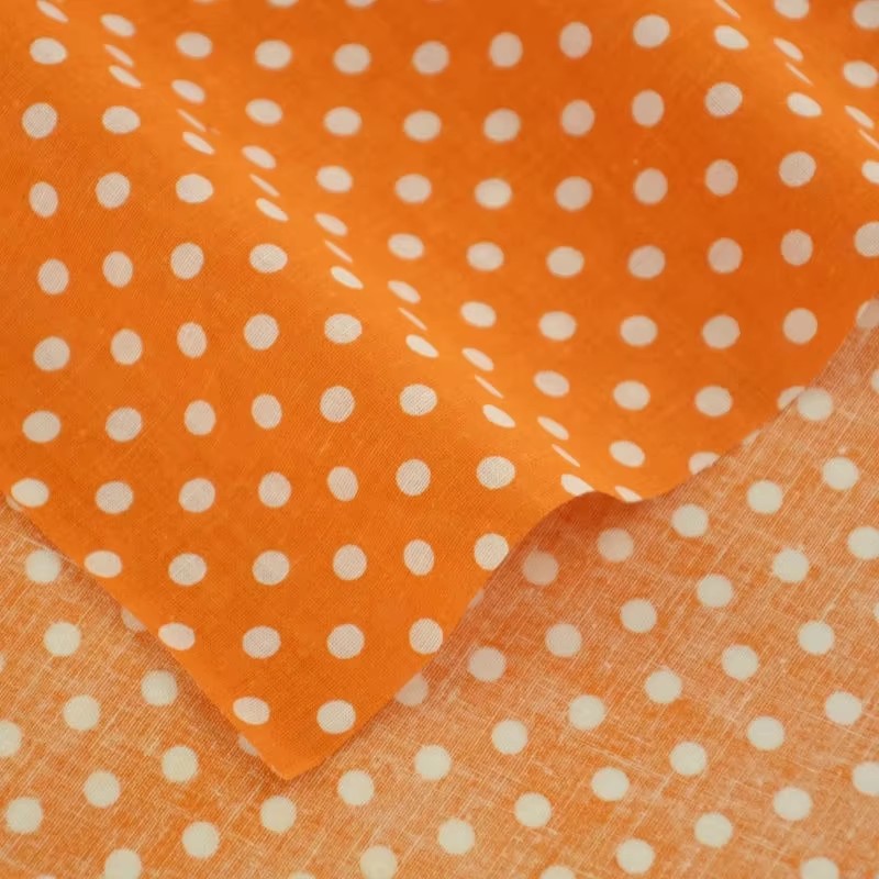 50X150CM White Orange Polka Do - Home Textiles Discount 评论和价格