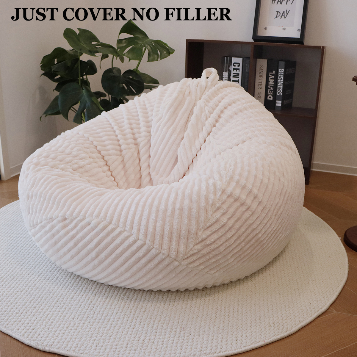 Bean Bag Cover without filler  - Floor Cushion Pouf 评论和价格