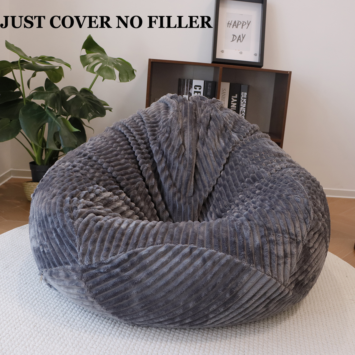Bean Bag Cover without filler  - Floor Cushion Pouf 评论和价格