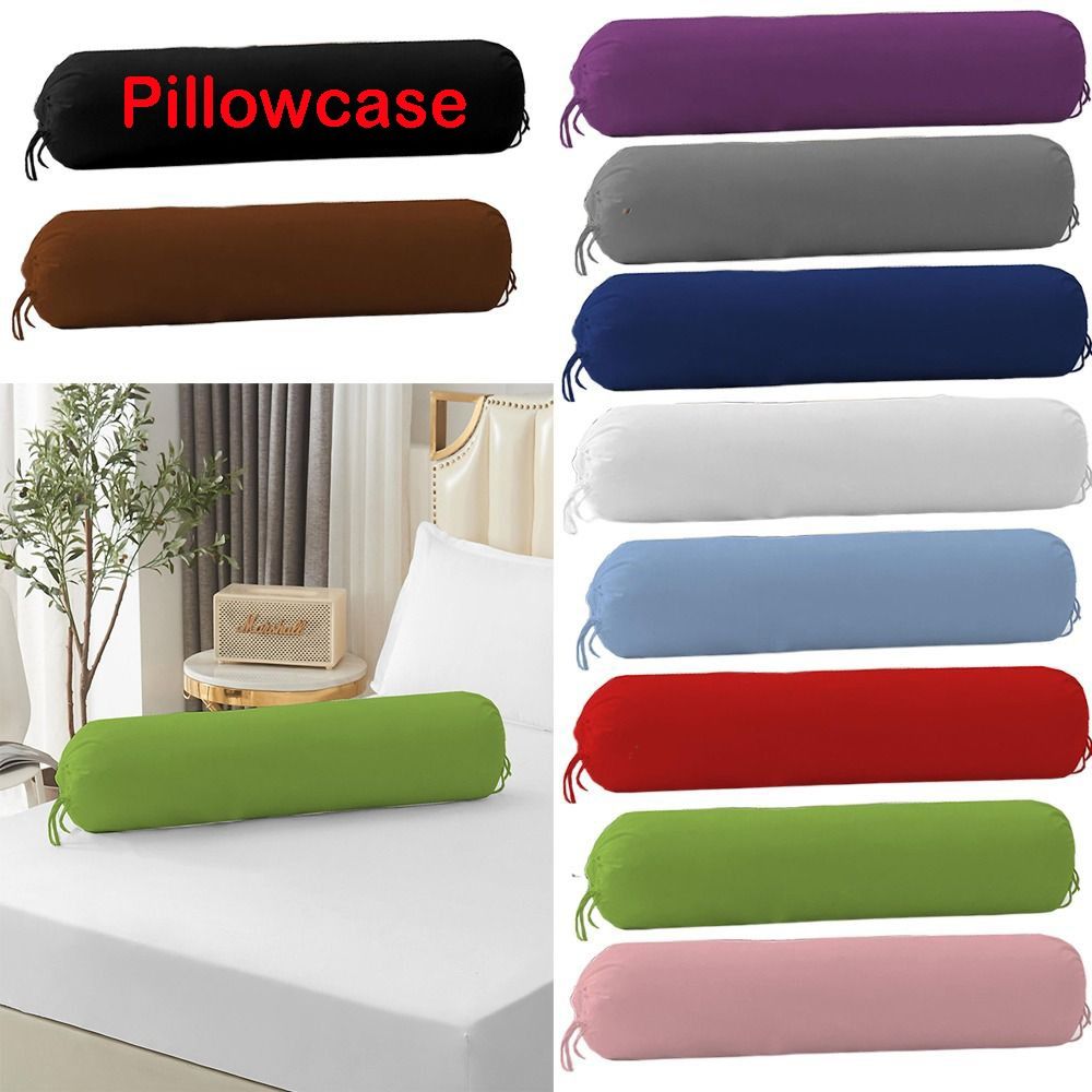 Solid Color Long Cylindrical P - Bolster Pillow Long 评论和价格