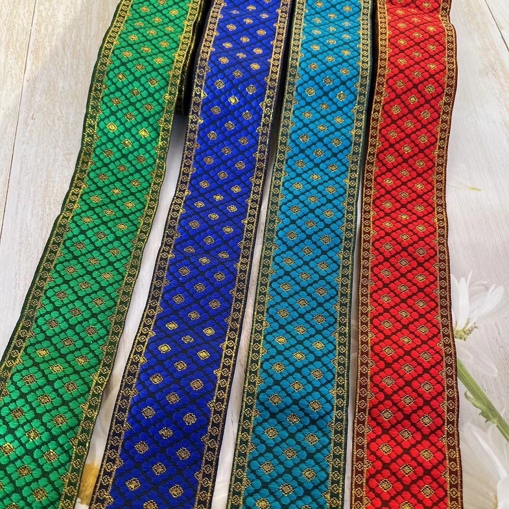 5yard Hmong Embroidery Jacquar - Home Textiles India 评论和价格