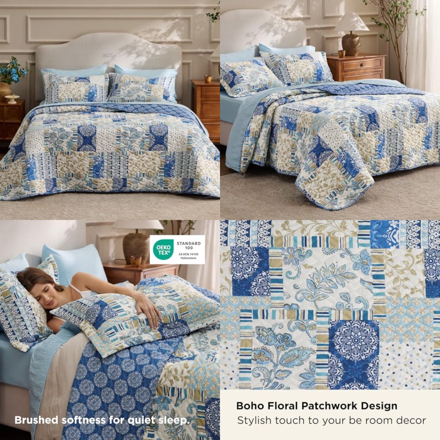 Patchwork Quilt Queen Size - S - Quilt Cotton Summer 评论和价格