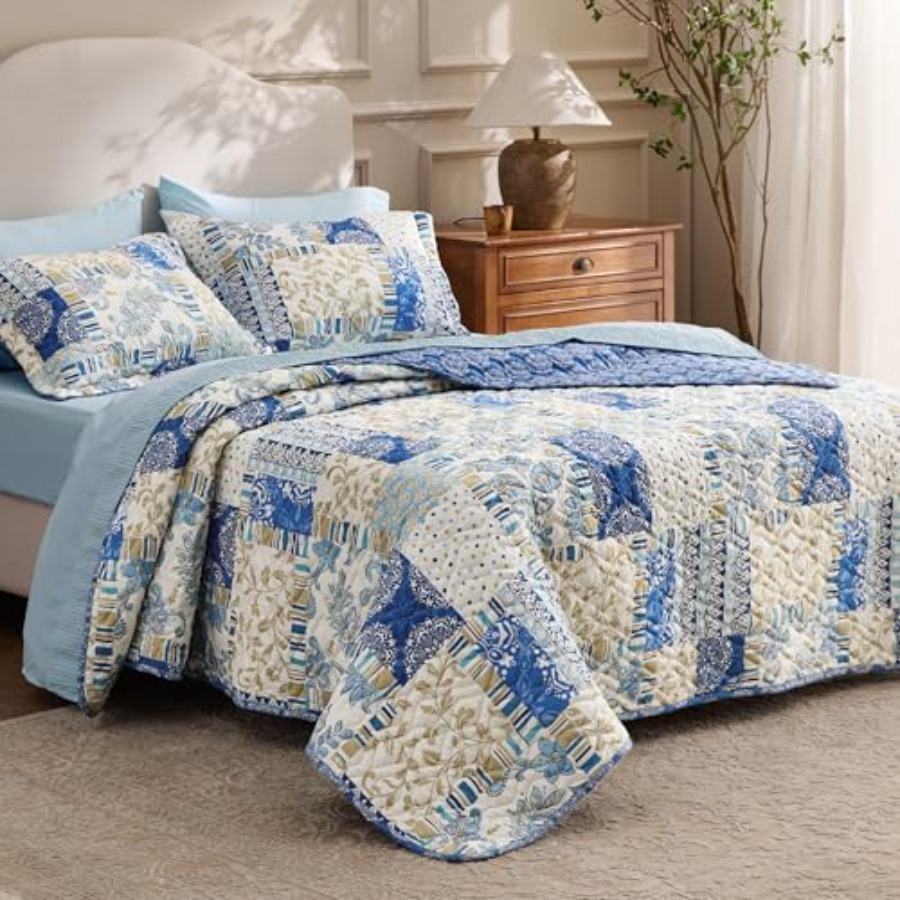 Patchwork Quilt Queen Size - S - Quilt Cotton Summer 评论和价格