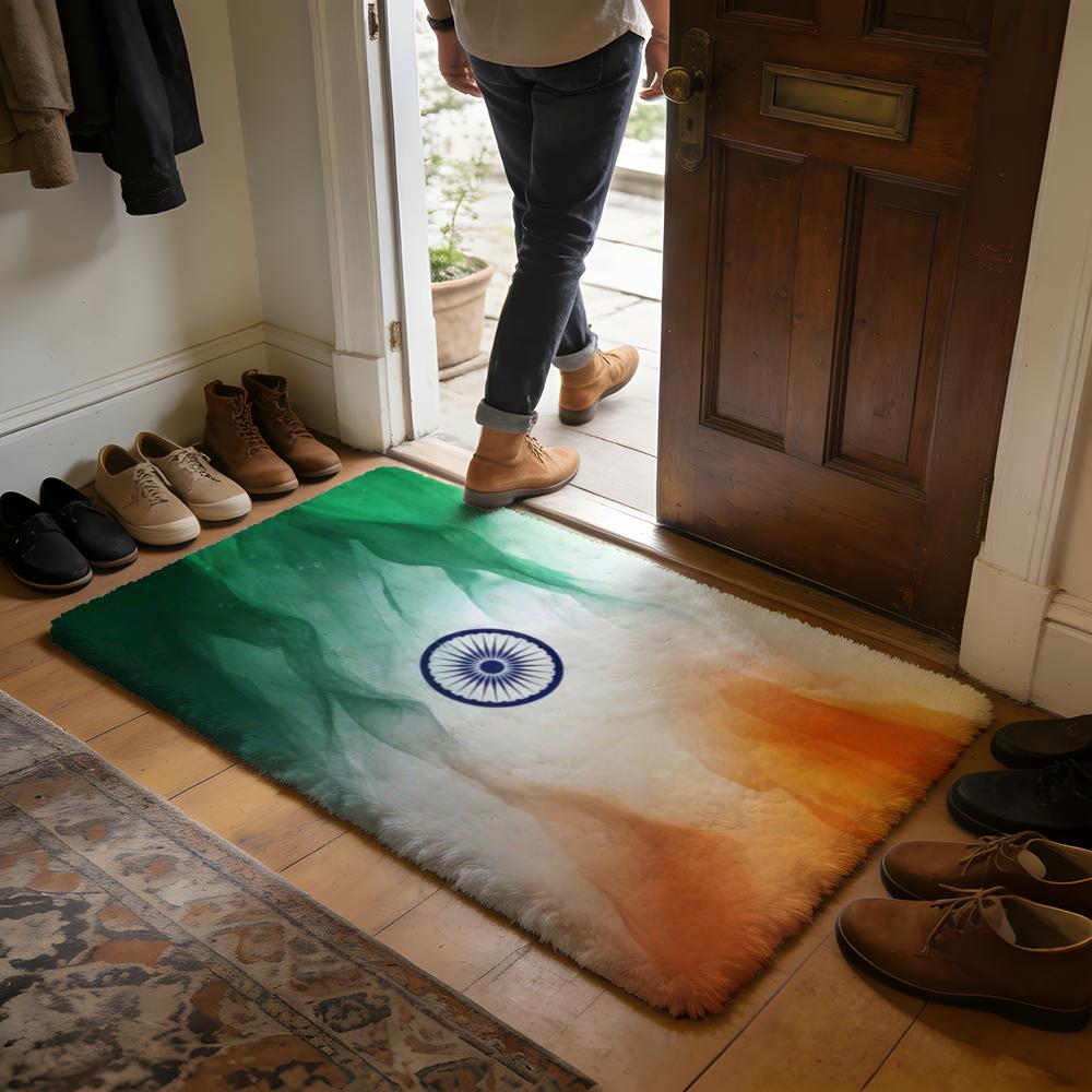 I-India Floor Mat Soft Flannel - Home Textiles India 评论和价格