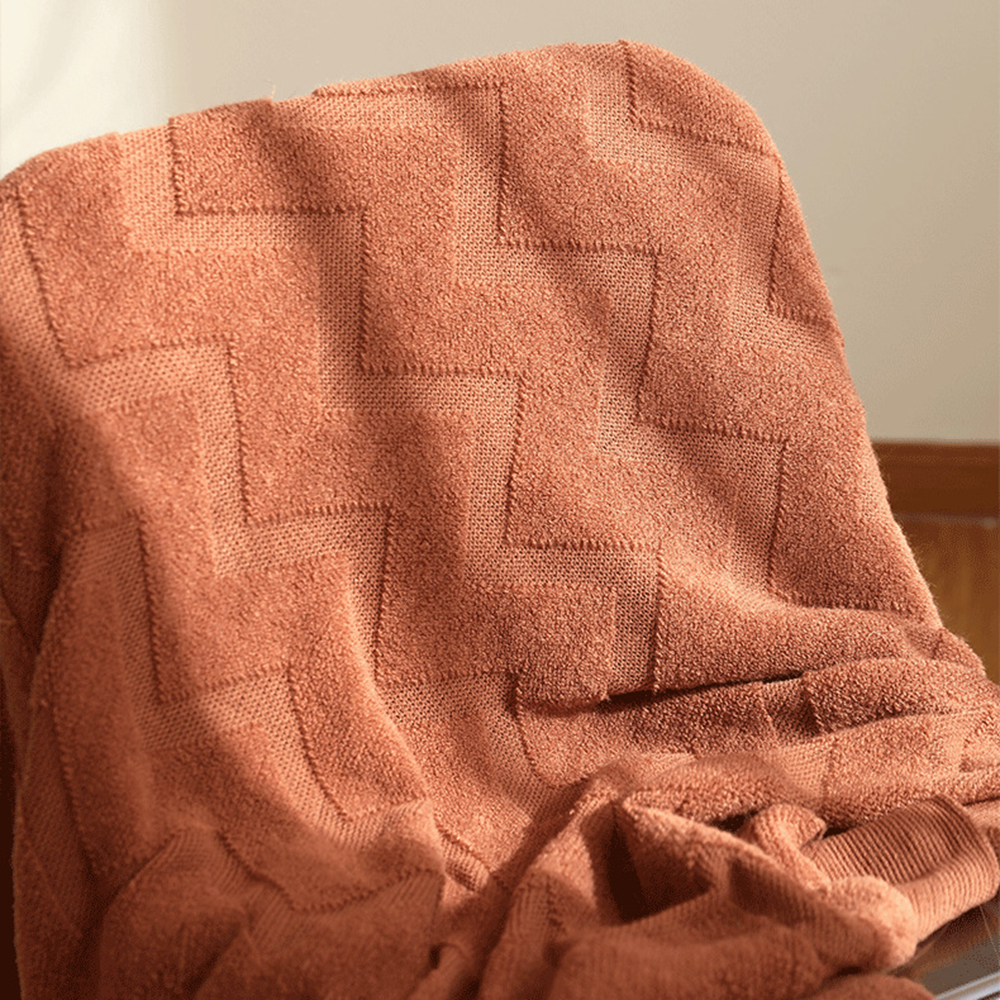 Herringbone Pattern Sofa Throw - Wool Blanket Herringbone 评论和价格