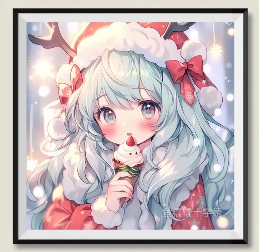 9ct 60x60cm Ice Cream Girl Emb - Home Textiles Discount 评论和价格