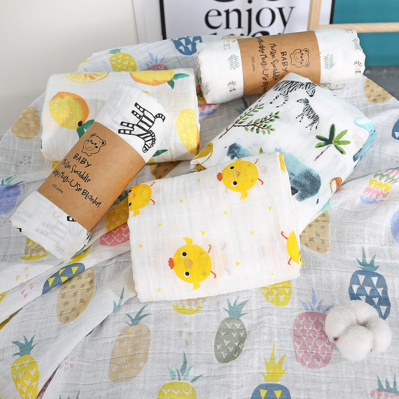 Baby Blanket Swaddle Bamboo Co - Quilt Cotton Summer 评论和价格