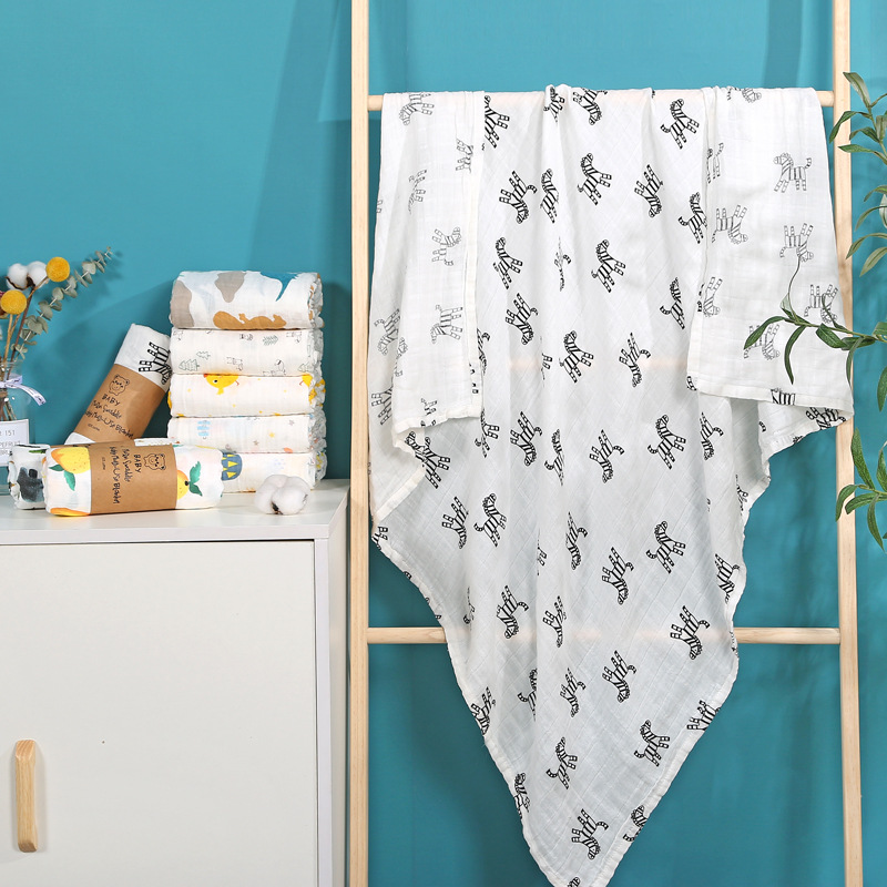 Baby Blanket Swaddle Bamboo Co - Quilt Cotton Summer 评论和价格