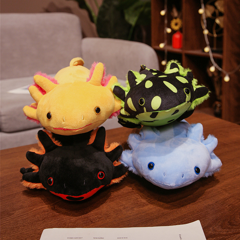 Kawaii Colorful Newt Plush Toy - Bolster Pillow Long 评论和价格