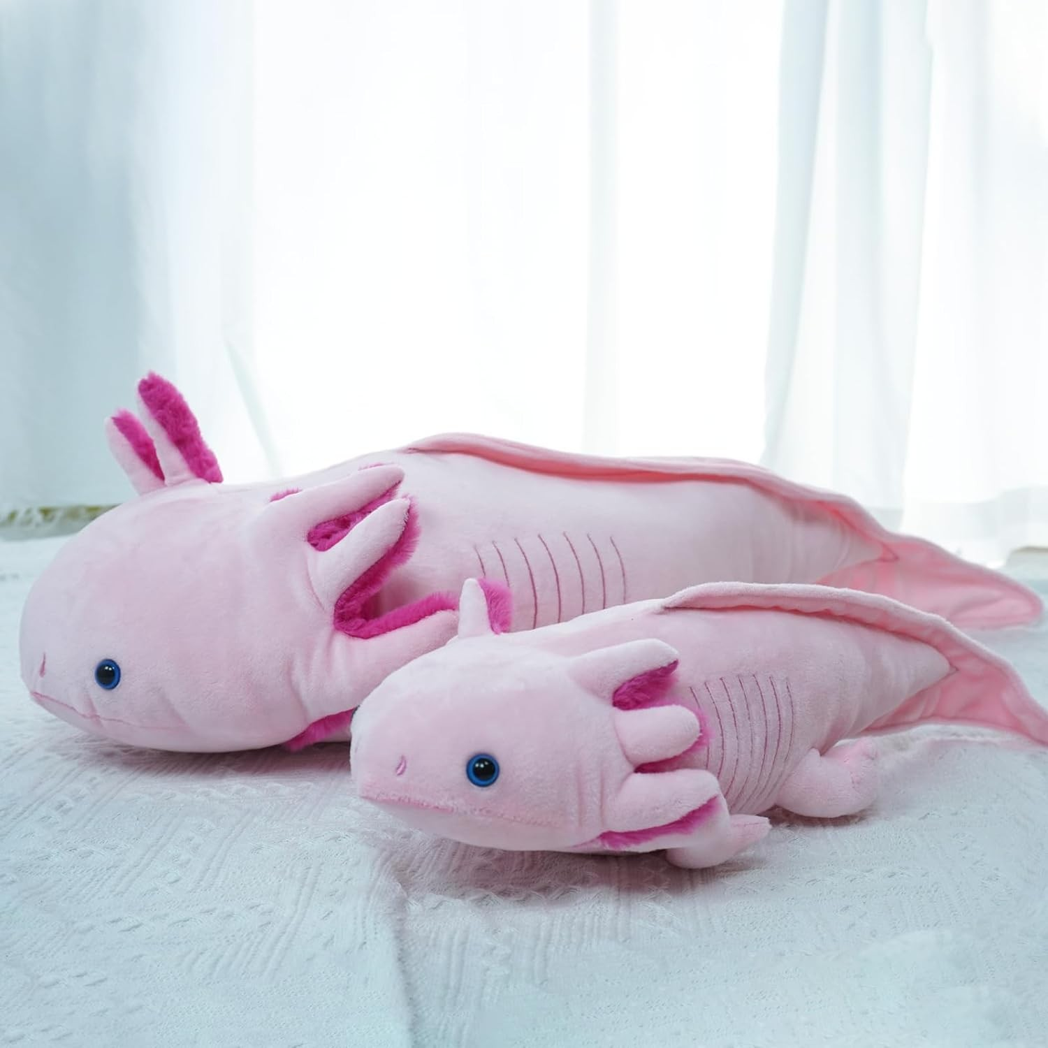 Kawaii Colorful Newt Plush Toy - Bolster Pillow Long 评论和价格