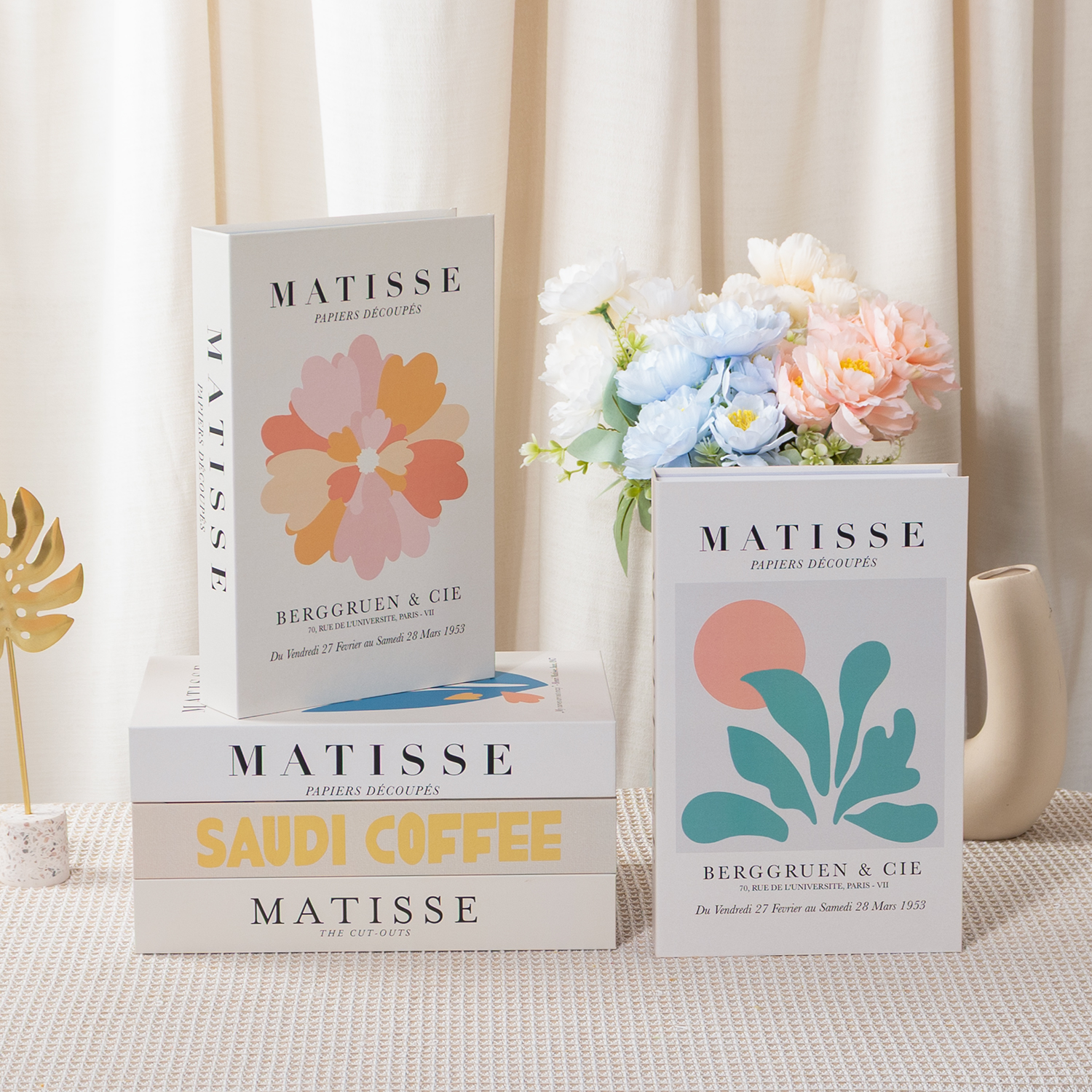 Luxury Fake Books Home Decorat - Xt Home Textiles 评论和价格