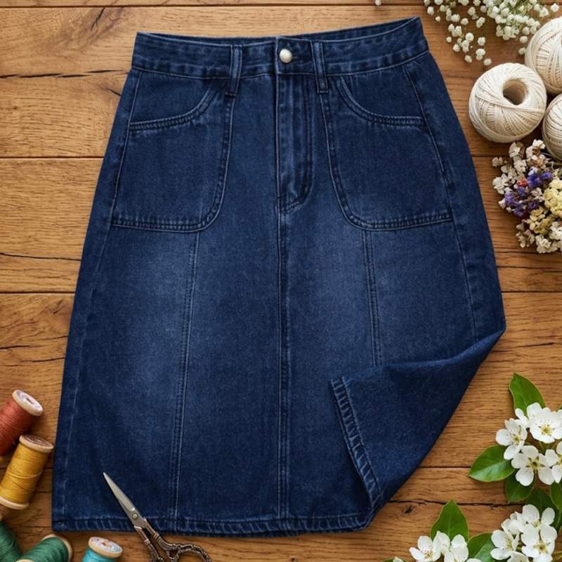 Women's High-Waisted Mid-Lengt - Quilt Cotton Summer 评论和价格