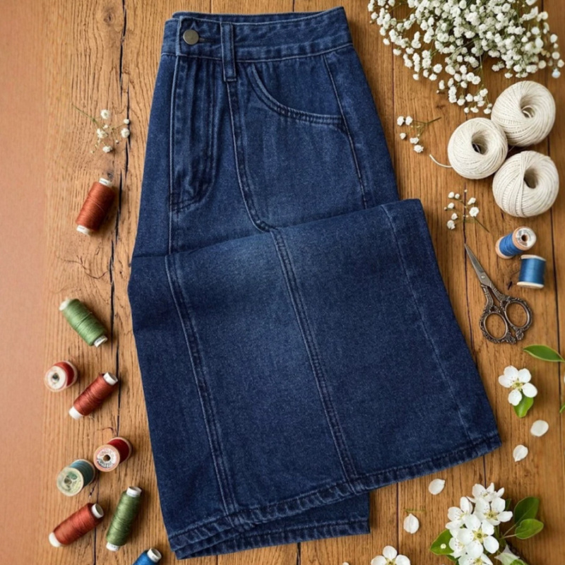 Women's High-Waisted Mid-Lengt - Quilt Cotton Summer 评论和价格
