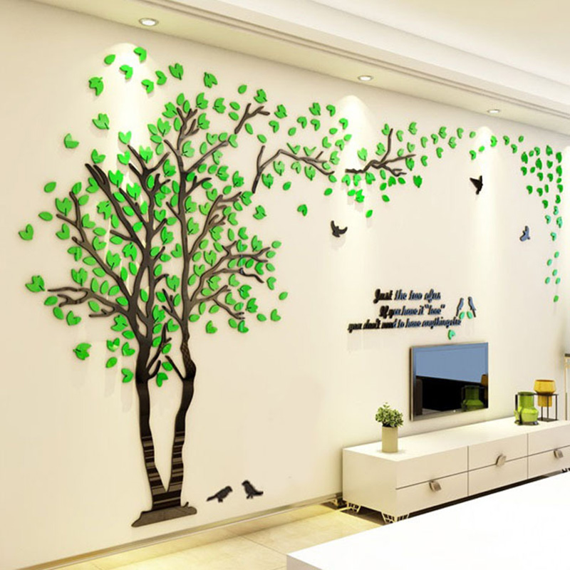 Big size Lovers Tree Acrylic W - Xt Home Textiles 评论和价格