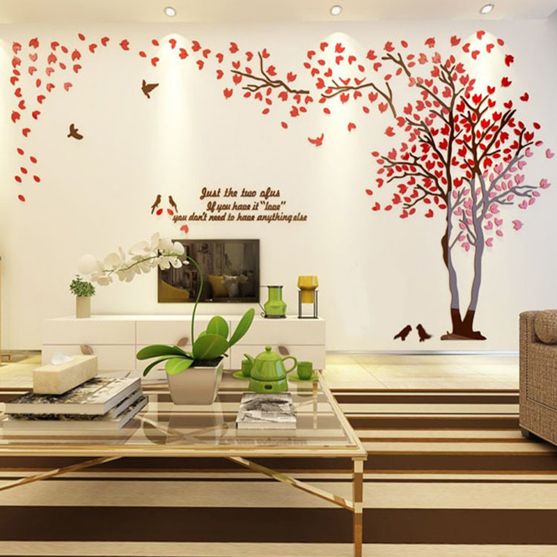 Big size Lovers Tree Acrylic W - Xt Home Textiles 评论和价格