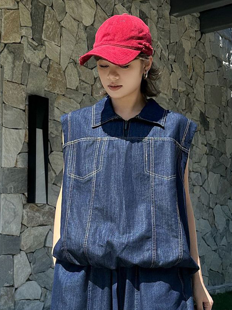 YERMORA Blue Topstitching Big  - Quilt Cotton Summer 评论和价格