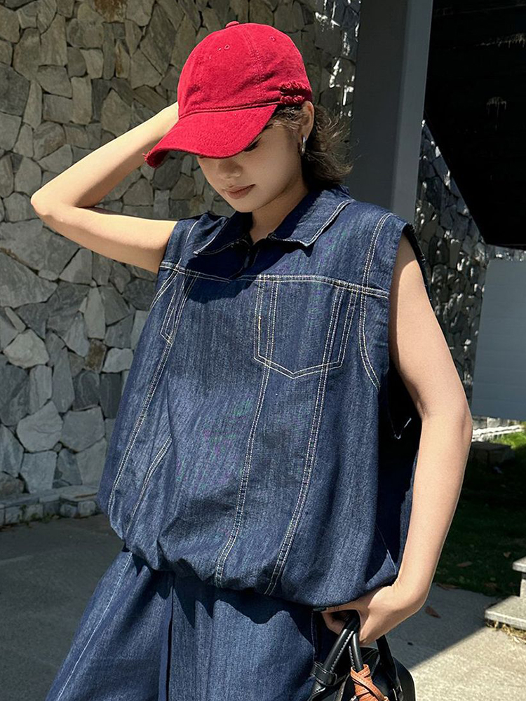 YERMORA Blue Topstitching Big  - Quilt Cotton Summer 评论和价格