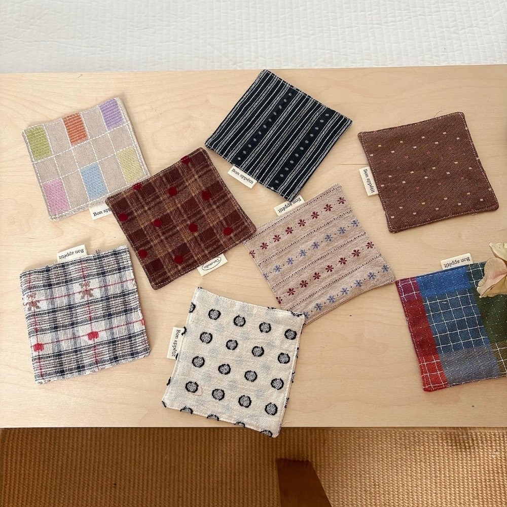 New Colored Water Cup Mat Cott - Home Textiles Discount 评论和价格