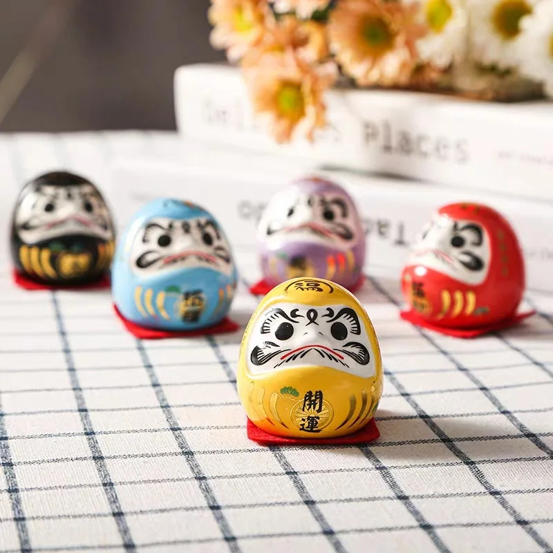 Japanese Ceramic Daruma Crafts - Xt Home Textiles 评论和价格