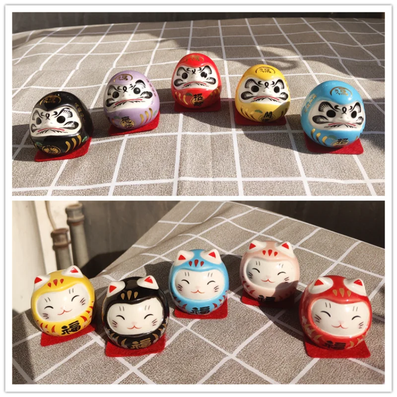 Japanese Ceramic Daruma Crafts - Xt Home Textiles 评论和价格