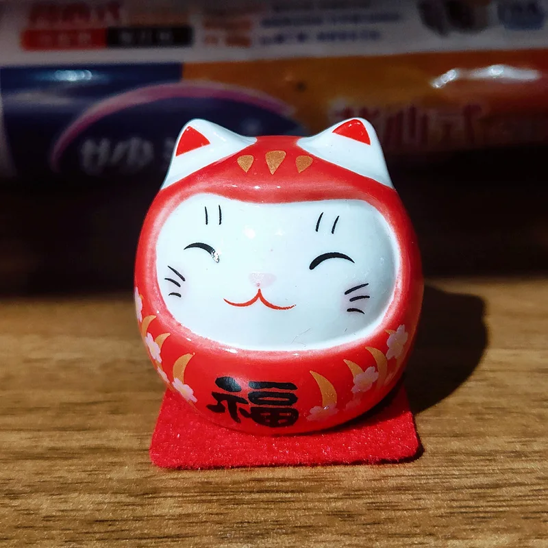 Japanese Ceramic Daruma Crafts - Xt Home Textiles 评论和价格