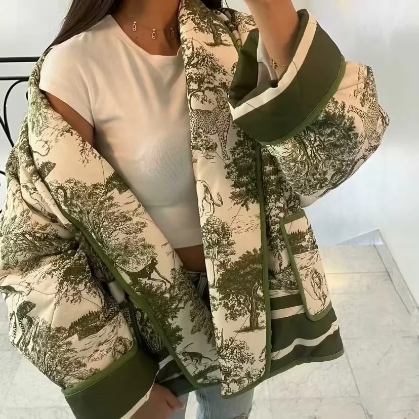 Women's Fashion Cotton Jacket  - Quilt Cotton Summer 评论和价格