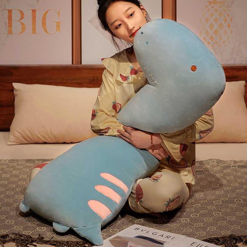 80-140CM New Soft Long Fox Pil - Bolster Pillow Long 评论和价格