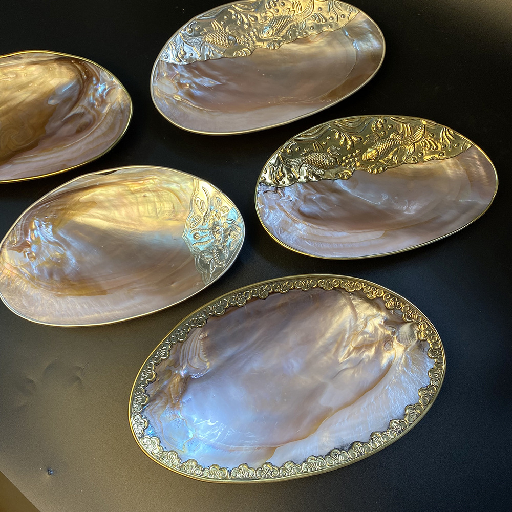 Natural Shell Tray Jewellery S - Xt Home Textiles 评论和价格