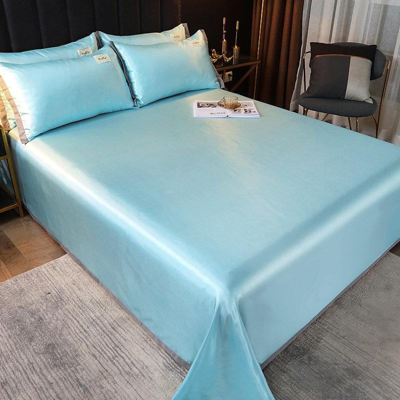 Summer Ice polyester Sheets Us - Silk Sheet Set 评论和价格