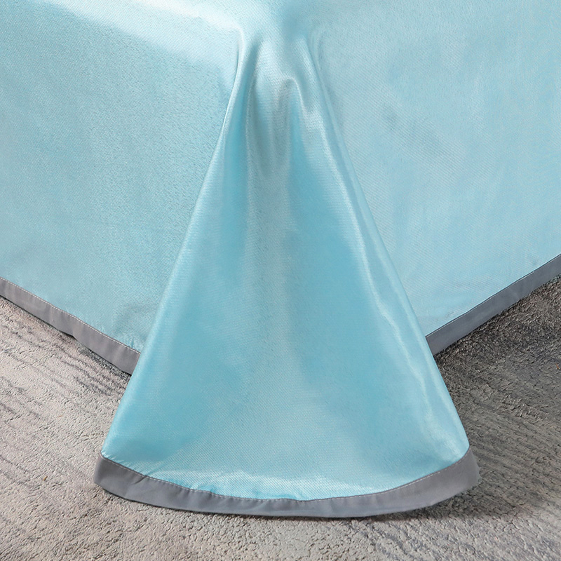 Summer Ice polyester Sheets Us - Silk Sheet Set 评论和价格