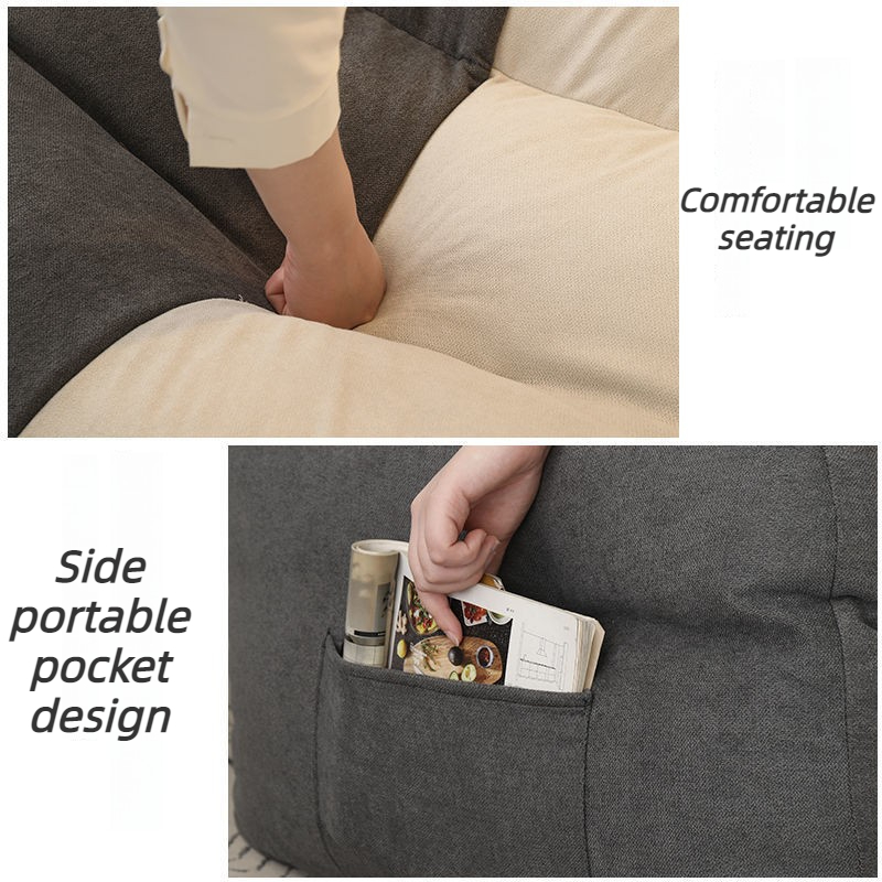 2 Person Bean Bag Sofas Relaxi - Floor Cushion Pouf 评论和价格