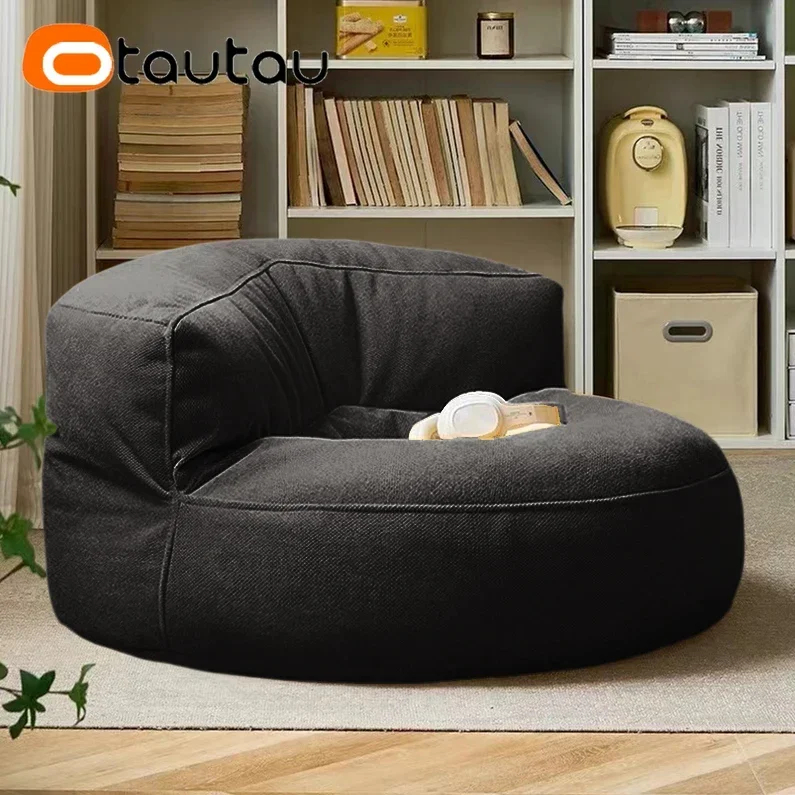 OTAUTAU Filled Bean Bag with F - Floor Cushion Pouf 评论和价格