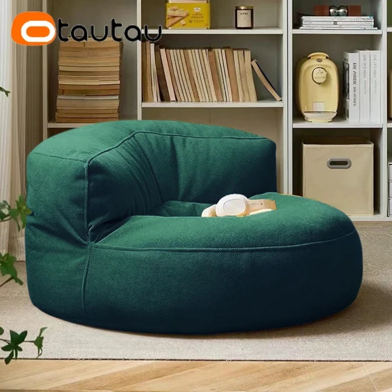 OTAUTAU Filled Bean Bag with F - Floor Cushion Pouf 评论和价格