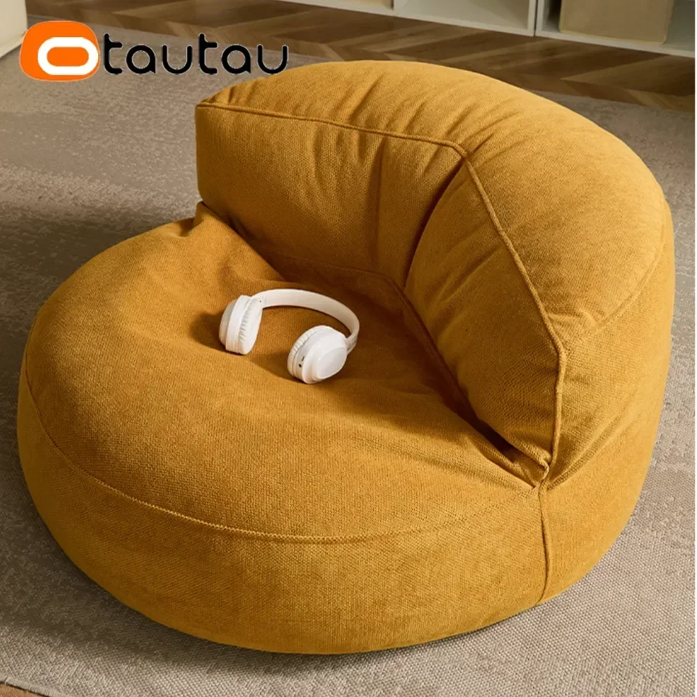 OTAUTAU Filled Bean Bag with F - Floor Cushion Pouf 评论和价格