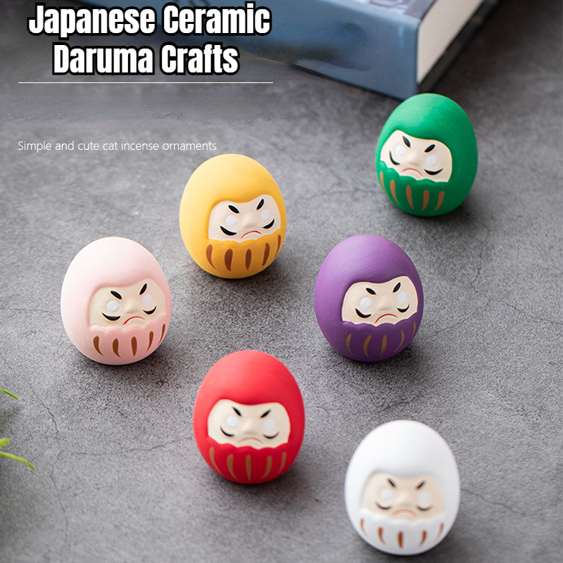 Japanese Ceramic Daruma Crafts - Xt Home Textiles 评论和价格