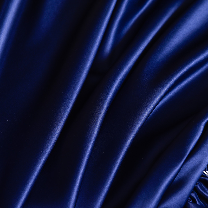 Luxury Ice Silk Fabrics Elasti - Silk Sheet Set 评论和价格